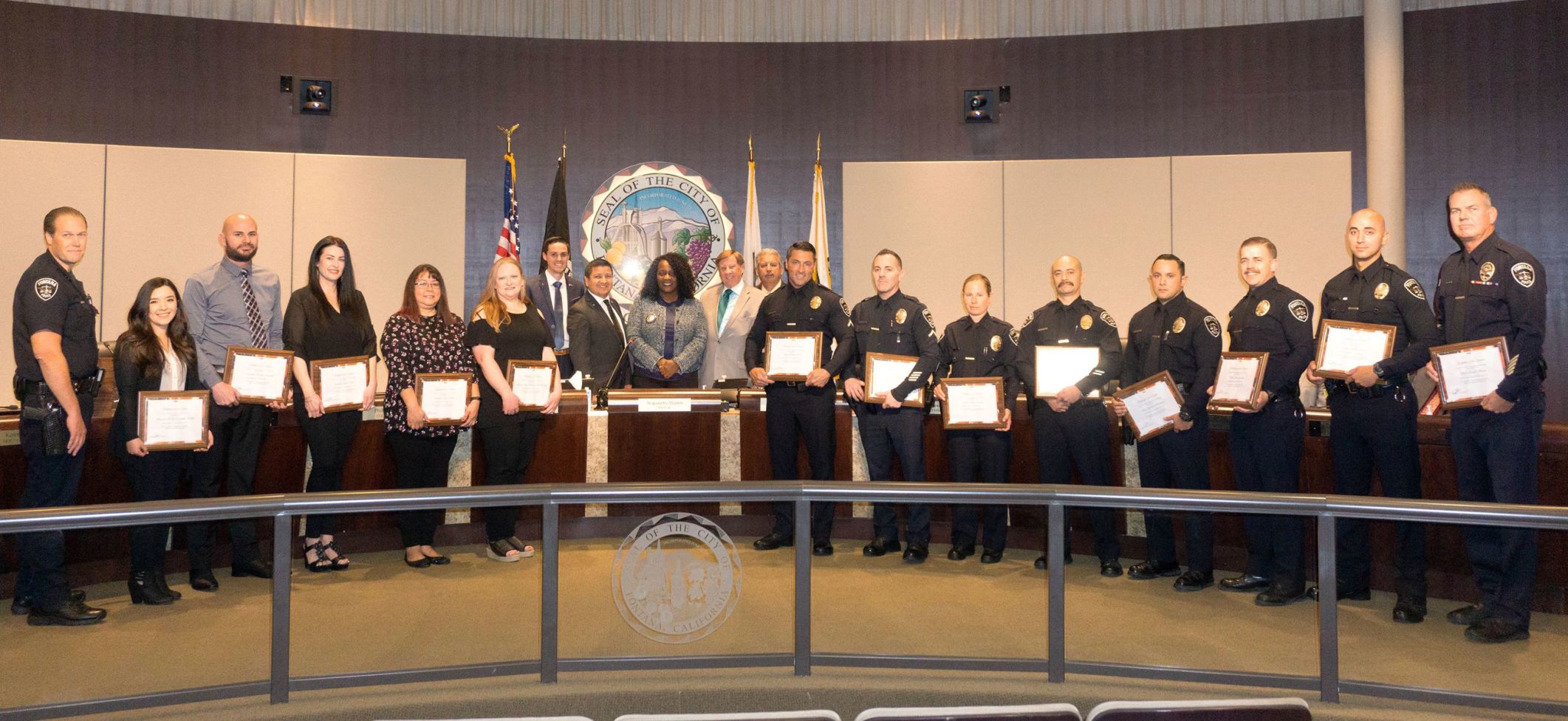 Fontana Police Department employees